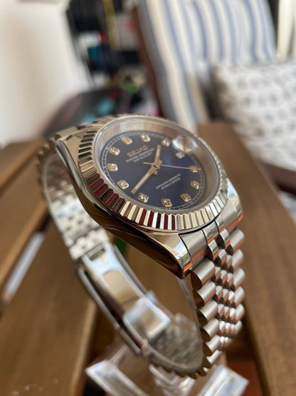 Seikojust | Blue Diamonds Dial