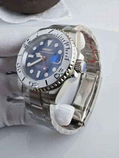 Yachteiko | Silver and Navy Blue