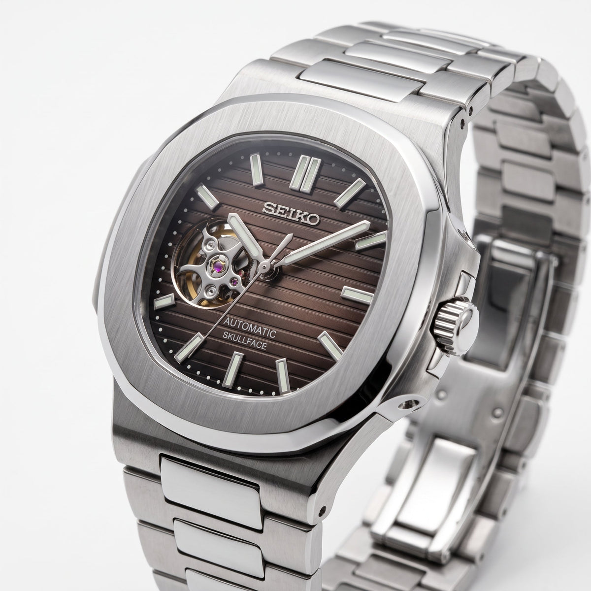 Nautiko | Silver Chocolate Open Heart