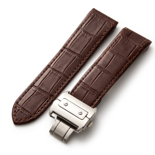 Correa de piel marrón para Santeiko