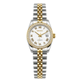 Ladyjust | Two-Tone White Roman Diamond