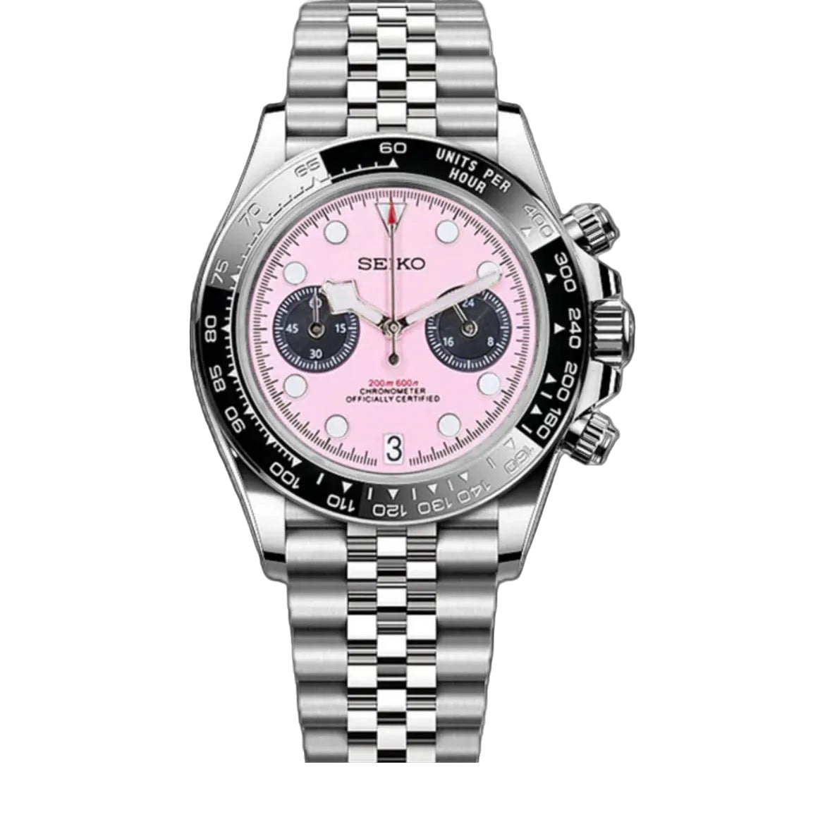 Blackteiko | Chrono Pink — Tokei Watches