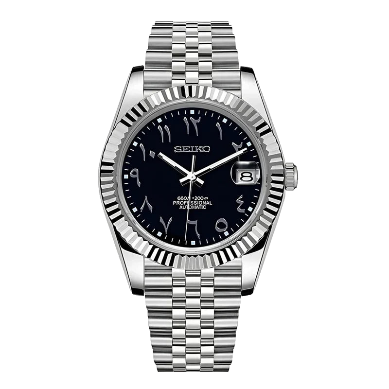 Seikojust | Arabic Black — Tokei Watches