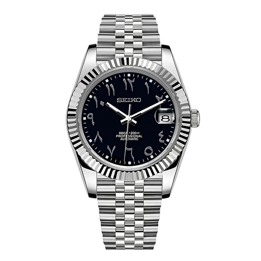 Seikojust | Arabic Black — Tokei Watches