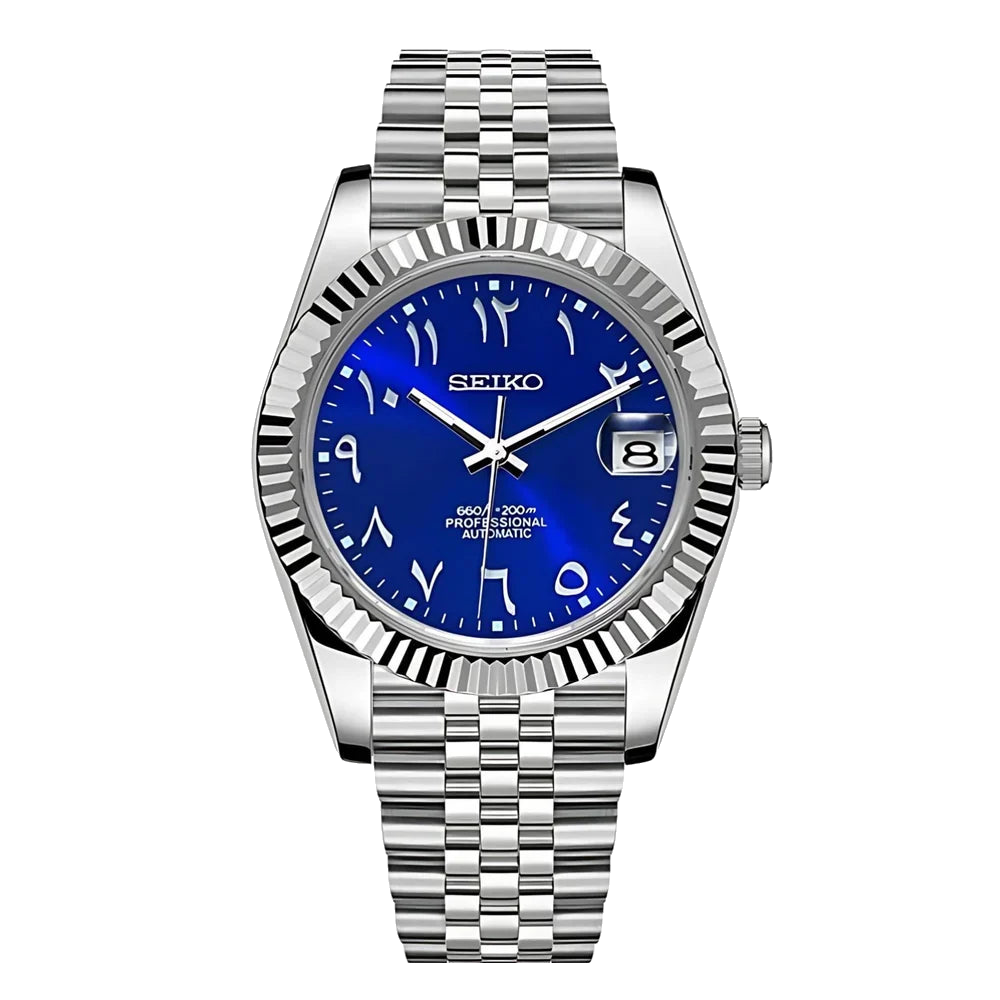 Seikojust | Arabic Blue — Tokei Watches