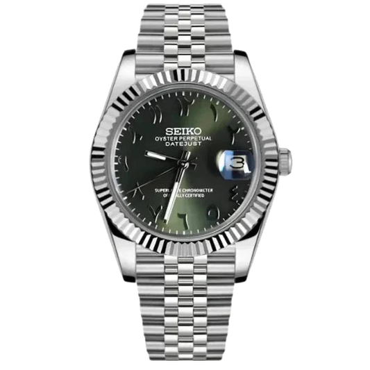 Seikojust | Arabic Olive Green — Tokei Watches
