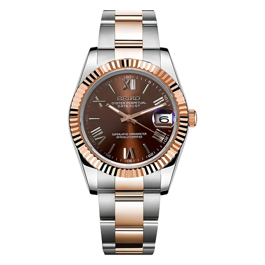 Seikojust | Chocolate Roman — Tokei Watches