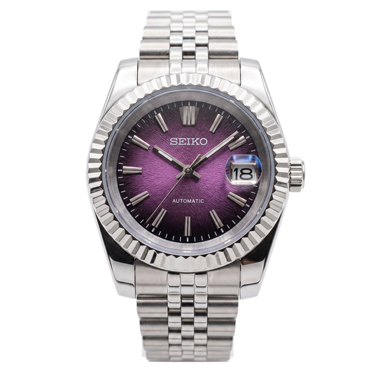 Seikojust | Purple Dial — Tokei Watches