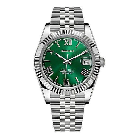 Seikojust | Roman Green Dial — Tokei Watches
