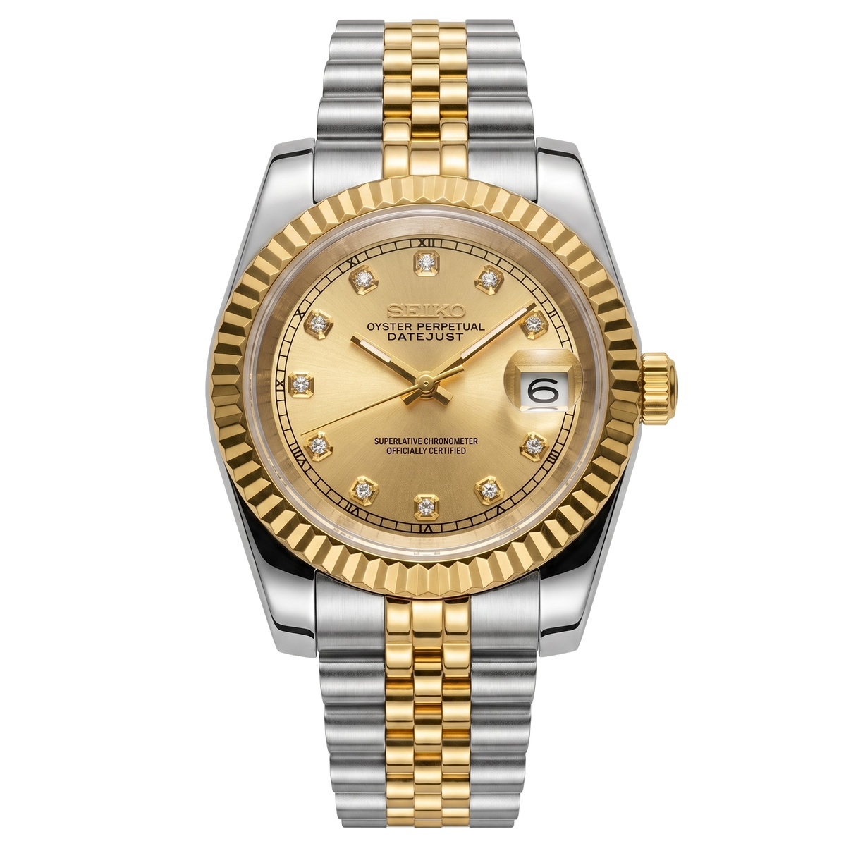 Seikojust | Two Tones Champagne — Tokei Watches