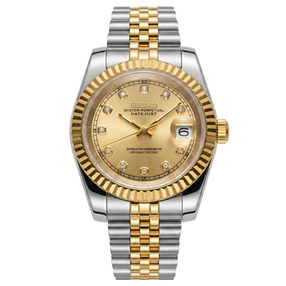 Seikojust | Two Tones Champagne — Tokei Watches