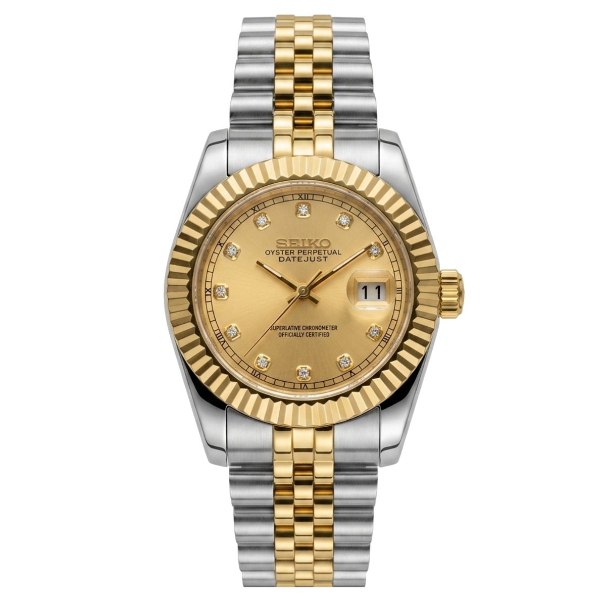 Ladyjust | Two Tones Champagne — Tokei Watches
