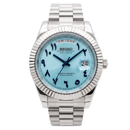 Seikodate | Arabic Sky Blue — Tokei Watches