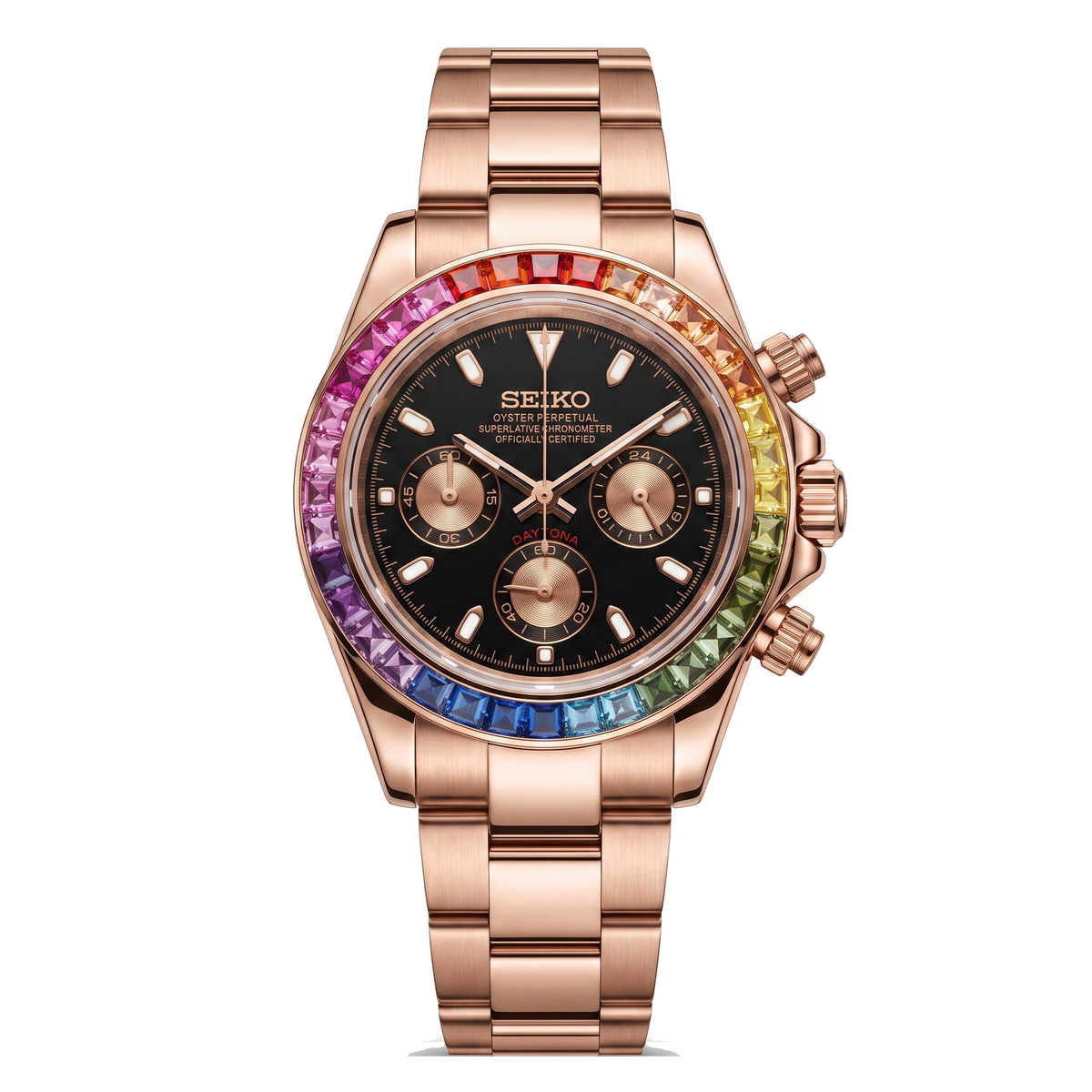 Seitona | Rainbow Rose Gold — Tokei Watches