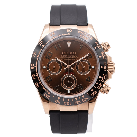 Seitona | Chocolate OysterFlex — Tokei Watches