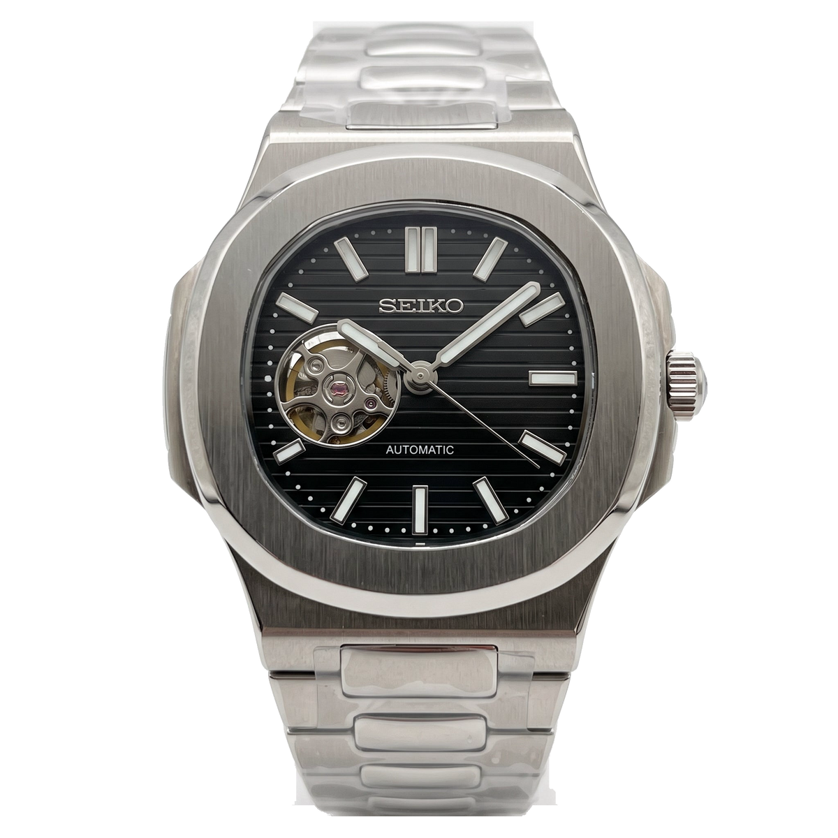 Nautiko | Black Open Heart — Tokei Watches