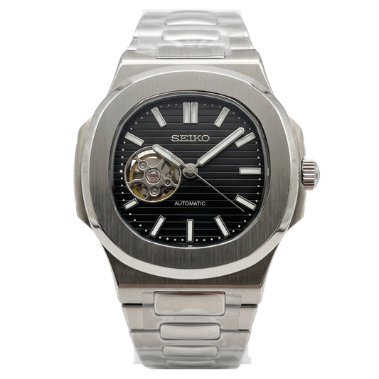 Nautiko | Black Open Heart — Tokei Watches