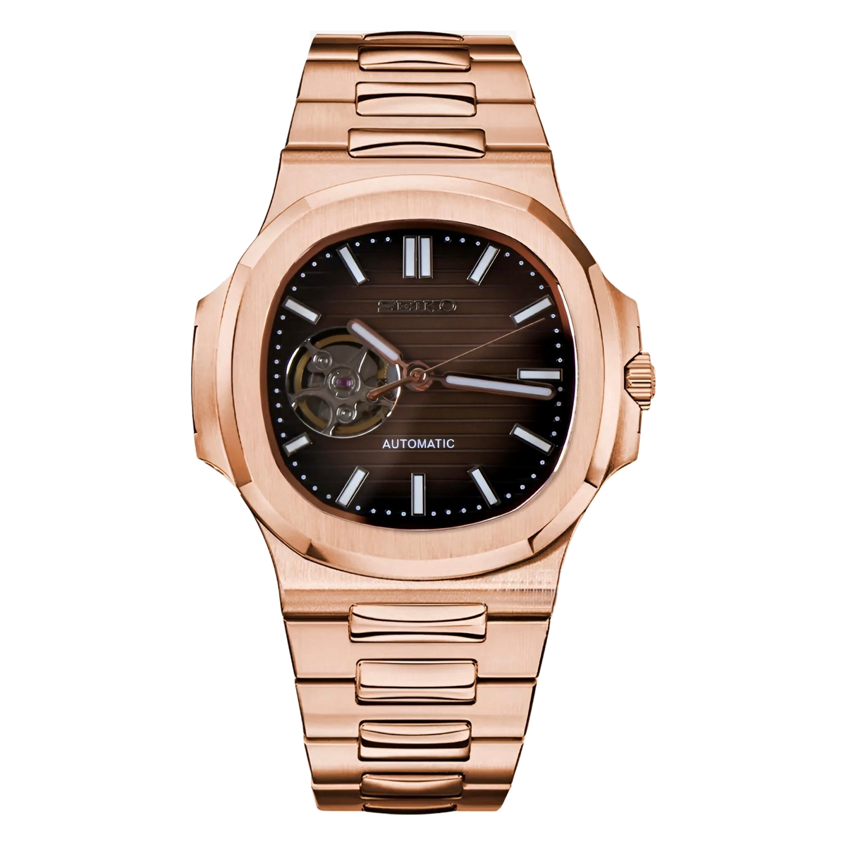 Nautiko | Chocolate Open Heart — Tokei Watches