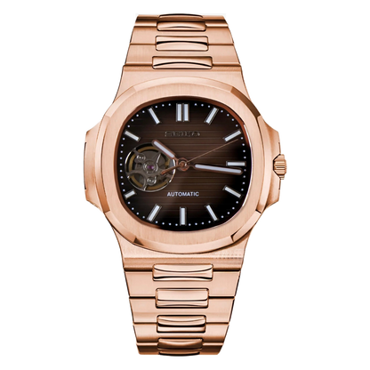 Nautiko | Chocolate Open Heart — Tokei Watches