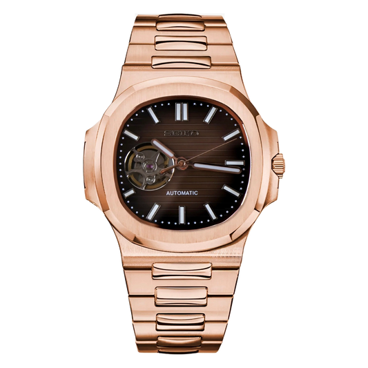 Nautiko | Chocolate Open Heart — Tokei Watches