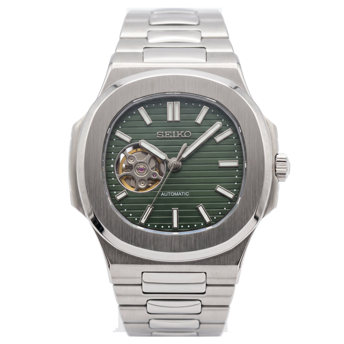 Nautiko | Green Open Heart — Tokei Watches