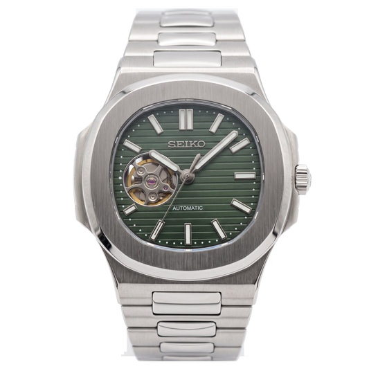 Nautiko | Green Open Heart — Tokei Watches