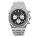 Seikoak | Chronograph Black and Silver