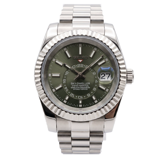 Skyteiko | Olive Green — Tokei Watches
