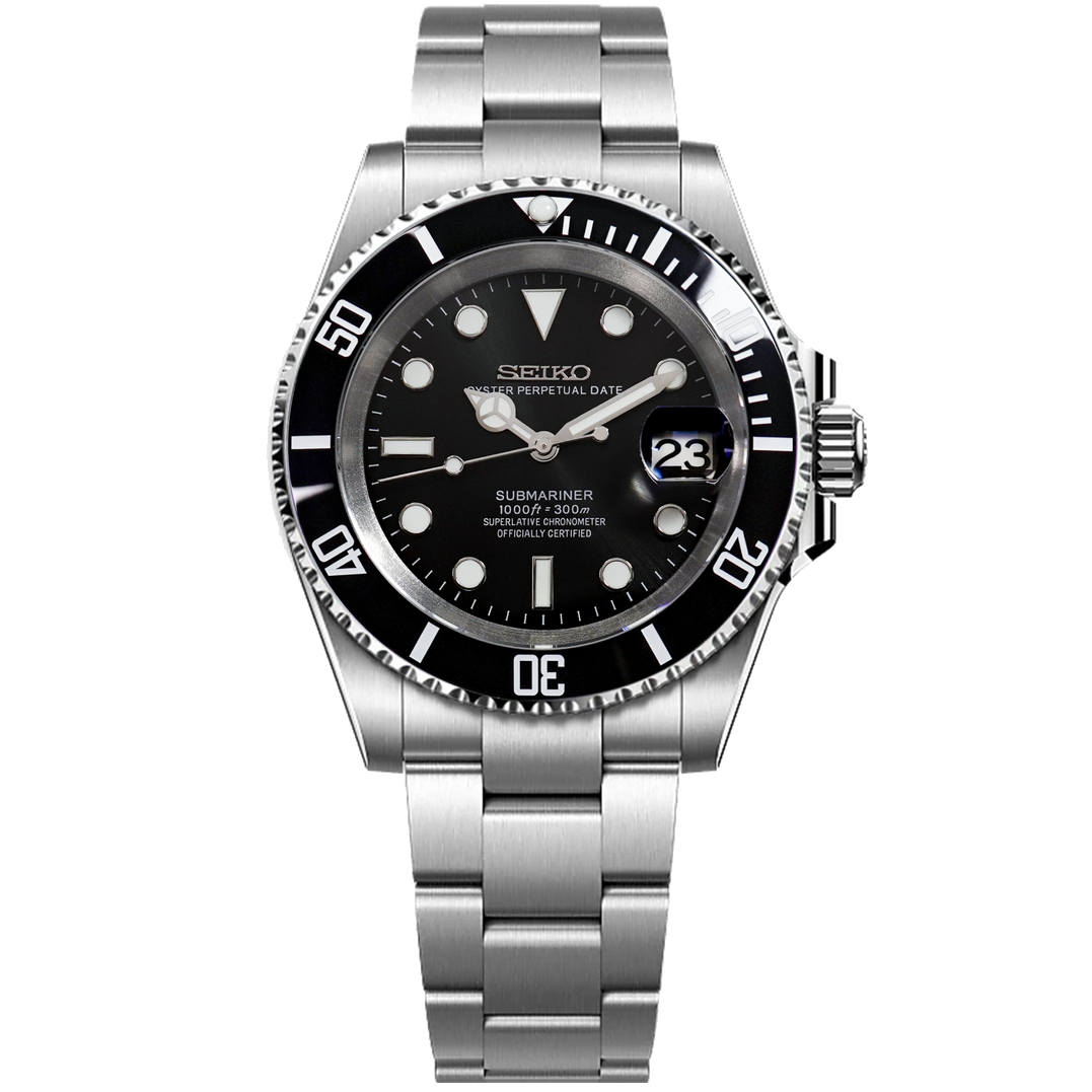 Seikomariner | Black — Tokei Watches