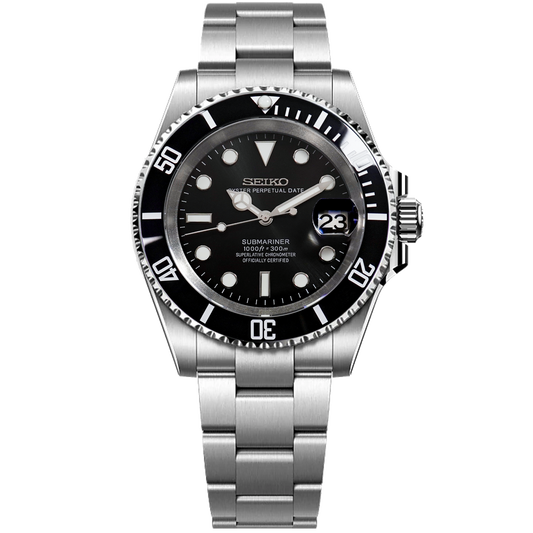 Seikomariner | Black — Tokei Watches