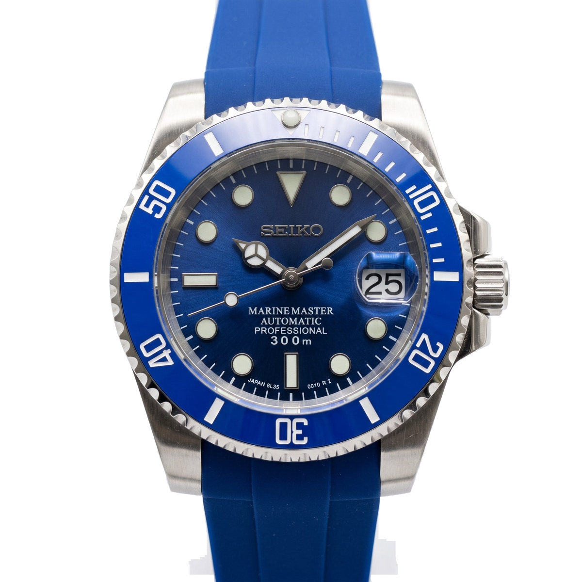 Seikomariner | Smurf Oysterflex — Tokei Watches