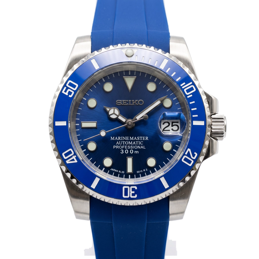Seikomariner | Smurf Oysterflex — Tokei Watches
